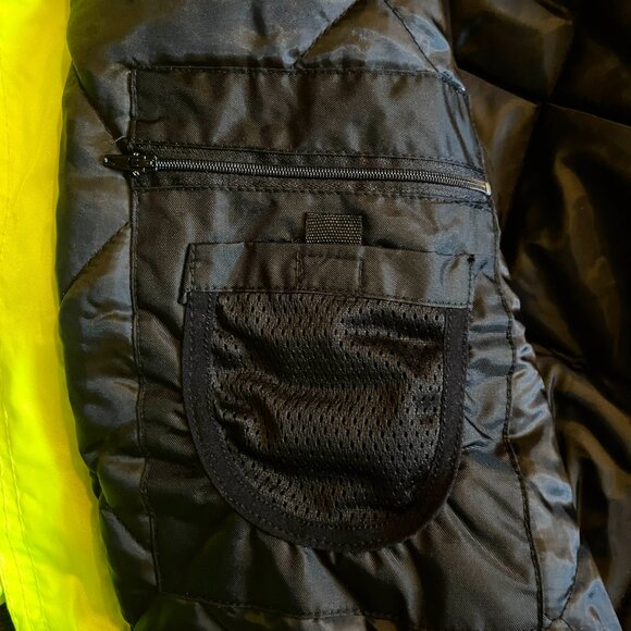 BODY GUARD INSULATED HI VISIBILITY REFLECTIVE JACKET CLASS 3 TYPE R - SIZE XL - Picture 14 of 16